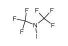 N-Jod-bis(trifluormethyl)-amin结构式