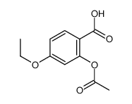 2-acetyloxy-4-ethoxybenzoic acid结构式