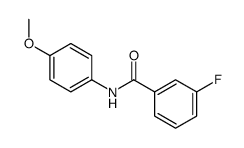 3-fluoro-N-(4-methoxyphenyl)benzamide结构式