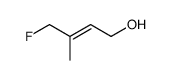 (E)-3-(fluoromethyl)-2-buten-1-ol结构式