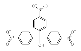 Benzenemethanol,4-nitro-a,a-bis(4-nitrophenyl)- structure
