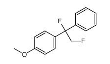 1-(1,2-difluoro-1-phenylethyl)-4-methoxybenzene结构式