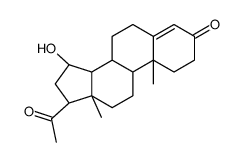 15β-羟基孕酮结构式