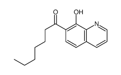1-(8-hydroxyquinolin-7-yl)heptan-1-one结构式