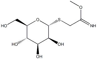 2-Imino-2-methoxyethyl 1-Thio-α-D-mannoside Structure