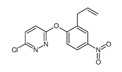 3-chloro-6-(4-nitro-2-prop-2-enylphenoxy)pyridazine Structure