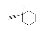 Cyclohexane, 1-chloro-1-ethynyl- (6CI, 7CI, 8CI, 9CI) structure