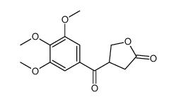 4-(3,4,5-trimethoxybenzoyl)oxolan-2-one结构式
