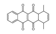 1,4-dimethyl-1,4,4a,12a-tetrahydrotetracene-5,6,11,12-tetrone结构式