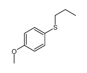 1-methoxy-4-propylsulfanylbenzene结构式