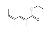 ethyl 2,4-dimethylhexa-2,4-dienoate Structure