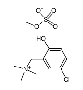 (5-chloro-2-hydroxy-benzyl)-trimethyl-ammonium, methyl sulfate结构式