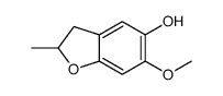 5-Benzofuranol,2,3-dihydro-6-methoxy-2-methyl-(9CI) Structure
