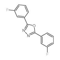 1,3,4-Oxadiazole,2,5-bis(3-fluorophenyl)- Structure