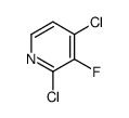 2,4-二氯-3-氟吡啶结构式