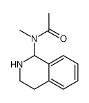 N-methyl-N-(1,2,3,4-tetrahydroisoquinolin-1-yl)acetamide结构式