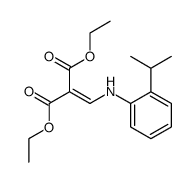 i-Propyl-aethylphenylaminoaethylenmalonat Structure