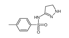 Benzenesulfonamide, N-(4,5-dihydro-1H-pyrazol-3-yl)-4-methyl- (9CI) Structure