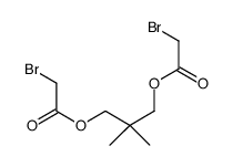 2,2-dimethylpropane-1,3-diyl bis(2-bromoacetate) Structure
