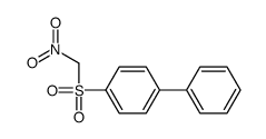 1-(nitromethylsulfonyl)-4-phenylbenzene Structure