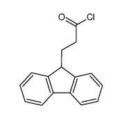 3-fluoren-9-yl-propionyl chloride结构式