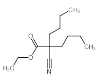 2-丁基-2-氰基己酸乙酯结构式