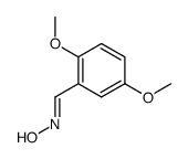 2,5-dimethoxybenzaldehyde oxime Structure