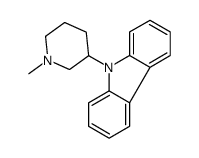 9-(1-Methyl-3-piperidyl)-9H-carbazole structure