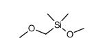 methoxydimethyl(methoxymethyl)silane Structure