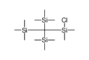 chloro-dimethyl-[tris(trimethylsilyl)methyl]silane结构式