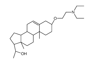 Diethylaminoethoxy-3-beta-hydroxy-20-beta-pregnene-5 Structure