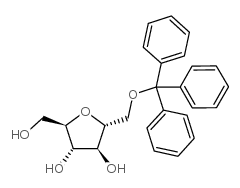 2,5-脱水-1-O-三苯甲基-D-甘露醇结构式