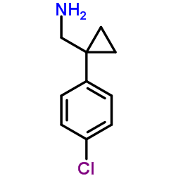 1-[1-(4-Chlorophenyl)cyclopropyl]methanamine Structure