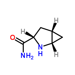 (1R,3S,5R)-2-氮杂双环[3.1.0]己烷-3-甲酰胺结构式