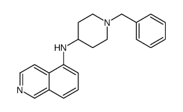 N-(1-benzylpiperidin-4-yl)isoquinolin-5-amine结构式