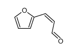 (Z)-3-(2-Furyl)-2-propenal结构式