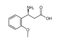 (S)-3-氨基-3-(2-甲氧基苯基)-丙酸结构式