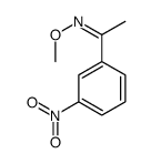 (Z)-N-methoxy-1-(3-nitrophenyl)ethanimine结构式