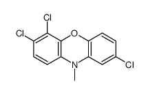2,6,7-trichloro-10-methylphenoxazine结构式
