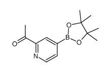 2-Acetylpyridine-4-boronic acid pinacol ester Structure