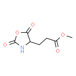 methyl 2,5-dioxooxazolidine-4-propionate结构式