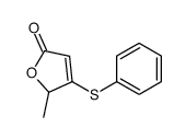 2-methyl-3-phenylsulfanyl-2H-furan-5-one Structure