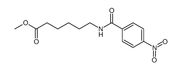 methyl 6-(4-nitrobenzoyl)aminocaproate Structure
