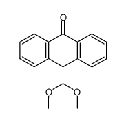 10-(Dimethoxymethyl)-9-anthrone结构式