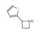 2-(2-噻吩)氮杂丁烷结构式