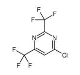 4-chloro-2,6-bis(trifluoromethyl)pyrimidine Structure