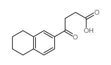 4-氧代-4-(5,6,7,8-四氢萘-2-基)丁酸结构式