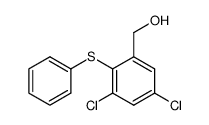 3,5-dichloro-2-(phenylthio)benzyl alcohol Structure
