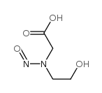 N-亚硝基(2-羟乙基)甘氨酸结构式