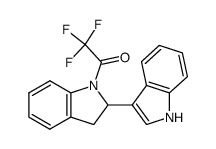 N-trifluoroacetyl-2-(3-indolyl)indoline Structure